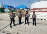 Anggota Unit Pamobvit Sat Samapta Polres Bima Kota Melaksanakan Pengamanan Obyek Vital PLTMG Bonto Bima