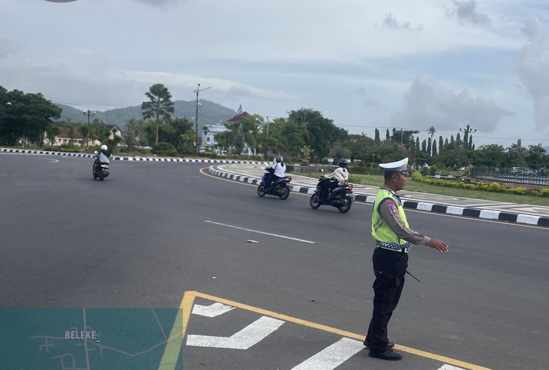 Satgas Kamseltibcarlantas Polres Lombok Barat Antisipasi Gangguan Kamtibmas dan Tertib Berlalu Lintas