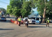 Ciptakan Kamseltibcar Lantas dan Tekan Angka Kecelakaan, Satlantas Polres Bima Lakukan Protap Rawan Pagi