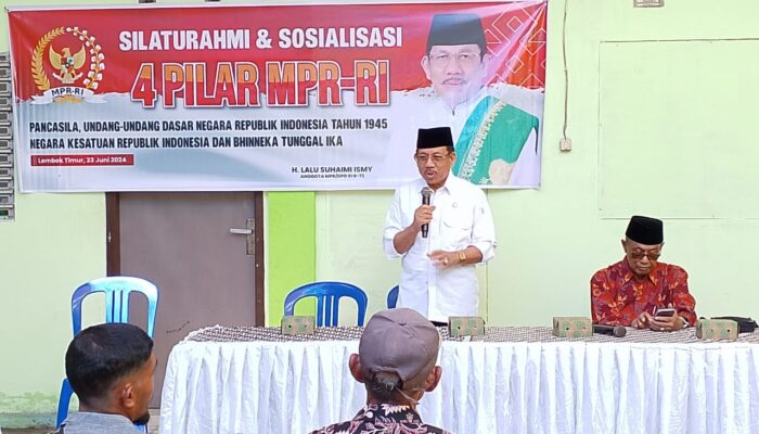 Sosialisasi 4 Pilar di Lombok Timur, Abah Imi Beri Pesan Persatuan Menghadapi Pilkada 2024