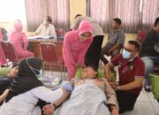 Hari Bhayangkara, Polres bima Kota Gelar Donor Darah