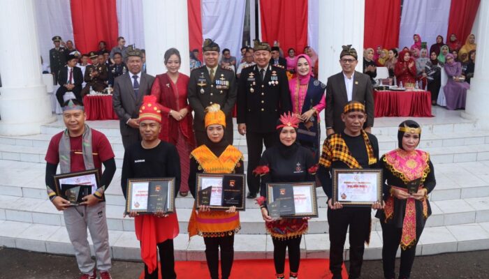 Polsek Sape Juara Pertama Lomba Senam Pergaulan Tingkat Polres Bima Kota, Semarak HUT Bhayangkara ke-78