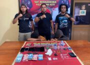 Gerebek Jual Edar Narkoba, Tim Opsnal Kaisar Hitam Polres Bima Kota Bekuk 2 Pengedar Beserta Sabu 19 Gram Lebih