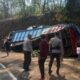 “Out Of Control”Diduga Rem Blong Mobil Fuso Bermuatan 30 Ton ini Menabrak  Tebing di Madapangga