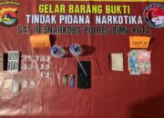 Berantas Narkoba, Tim Kaisar Hitam Polres Bima Kota Bekuk Seorang Pengedar Berikut 12 Poket Sabu-sabu