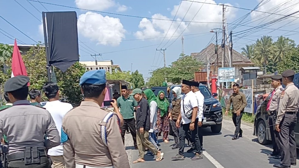 Pengamanan Kampanye Pilkada NTB Polres Lombok Barat Hadirkan Suasana Kondusif