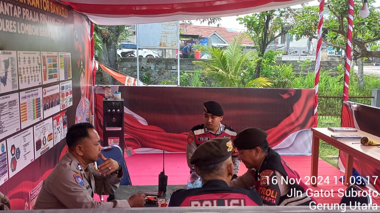 Sinergi Polres Lombok Barat dan Bawaslu, Pastikan Tahapan Pemilu Lancar