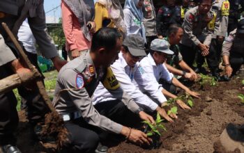 Polres Dompu Launching Gugus Tugas Polri Mendukung Ketahanan Pangan di Wilayah Kabupaten Dompu