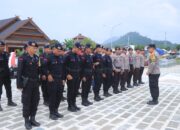 Polres Sumbawa Barat Lakukan Pengamanan Kampanye Akbar Paslon Bupati dan Wakil Bupati Sumbawa Barat