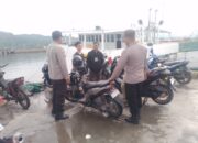 Polsek Kawasan Pelabuhan Laut Bima Gelar Patroli Rutin di Areal Dermaga