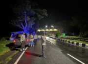 Gelar Patroli Malam, Polsek Kuripan Cegah Kejahatan di Bypass