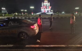 Malam di Kediri, Patroli Blue Light Gempur Aksi Begal dan Balap Liar