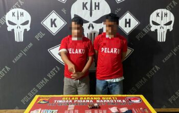 Gulung Dua Pengedar Narkoba, Tim Kaisar Hitam Gagalkan Jual Edar 38 Klip Sabu