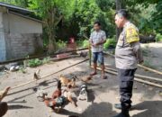 Sukseskan Ketahanan Pangan, Bhabinkamtibmas Senggigi Sambangi Warga Krandangan