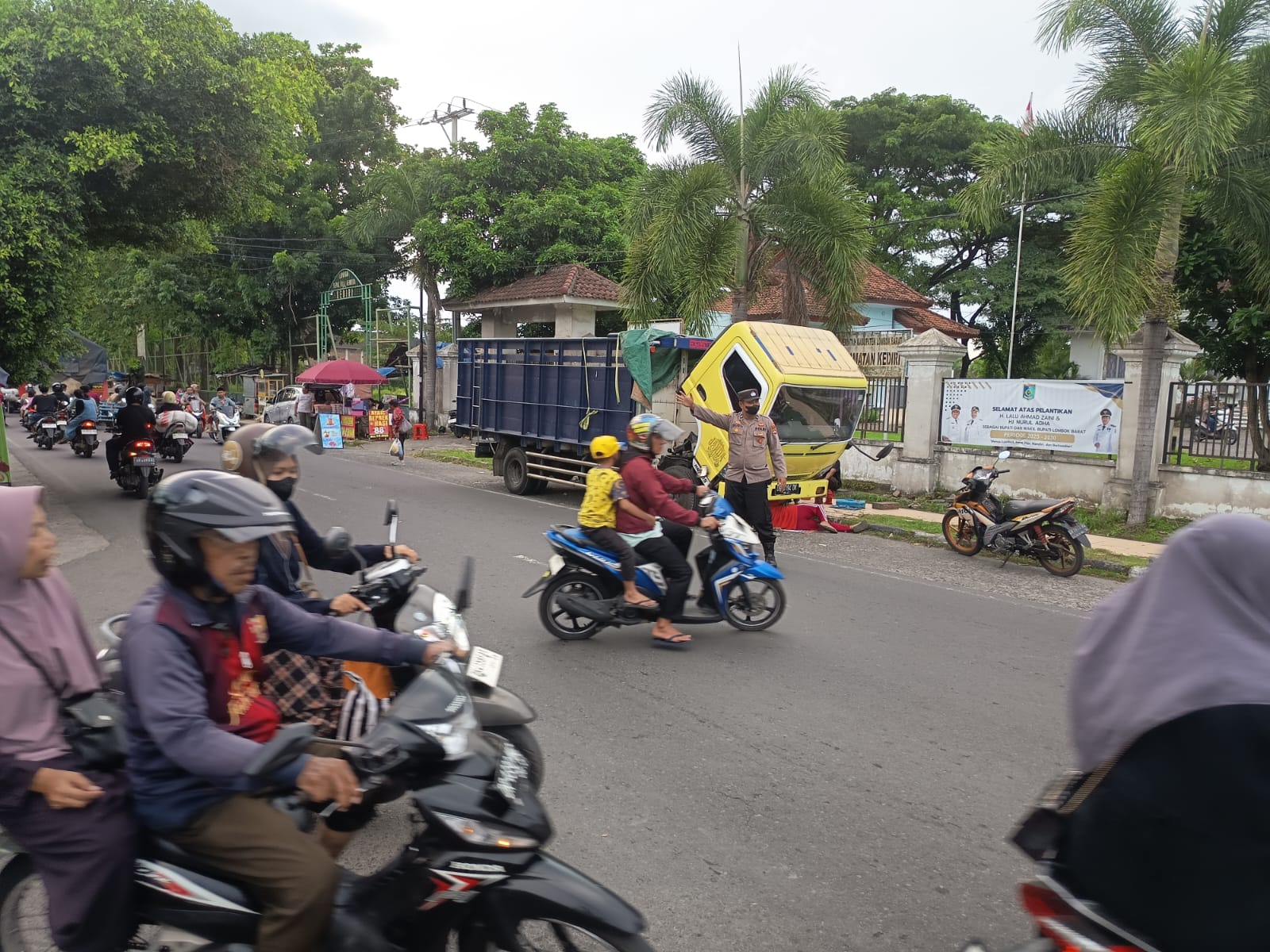 Jaga Keamanan Ramadhan, Polsek Kediri Intensifkan Patroli Ngabuburit