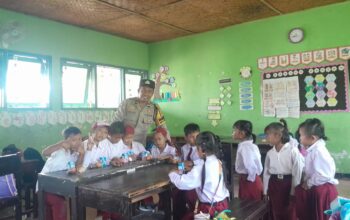 192 Siswa Terima Makan Bergizi, Polsek Gerung Turun Langsung