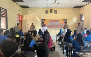 Bahaya Narkoba dan Pernikahan Dini Disorot di SMK N 2 Kuripan