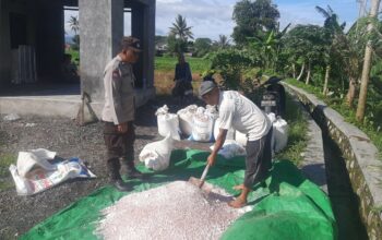 Polri Dukung Ketahanan Pangan di Kediri Lombok Barat