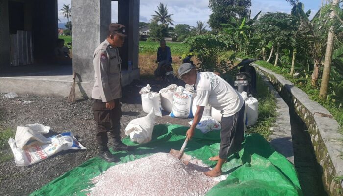 Polri Dukung Ketahanan Pangan di Kediri Lombok Barat