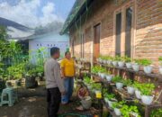 Polres Loteng Tinjau Lahan Pekarangan Pangan Bergizi Milik Warga di Batukliang Utara