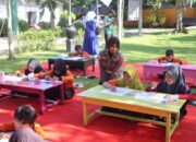 Mewarnai Semangat Bhayangkara di SLBN 2 Lombok Barat