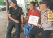 Polsek Sekotong Salurkan Bantuan Nutrisi di Dusun Sayong