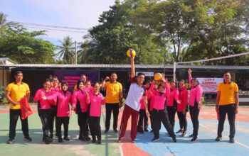 Semarak Hari Bhayangkara ke-79, Polres Lombok Utara Gelar Turnamen Voli Antar Satuan Kerja dan Bhayangkari