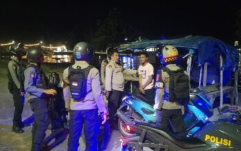 Sat Samapta Polres Bima Kota Laksanakan Patroli Blue Light, Wujudkan Rasa Aman di Tengah Malam