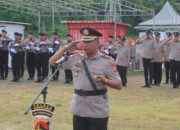 Peringati Hari Bhayangkara ke-79, Kapolres Sumbawa Barat Pimpin Upacara Tabur Bunga di Laut