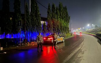 Polsek Labuapi Intensifkan Patroli Dini Hari di Jalur BIL Lombok Barat