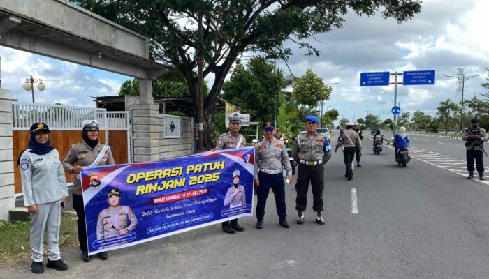 Puluhan Pelanggar Terjaring Operasi Patuh Rinjani di Bypass Bil 2, Lombok Barat