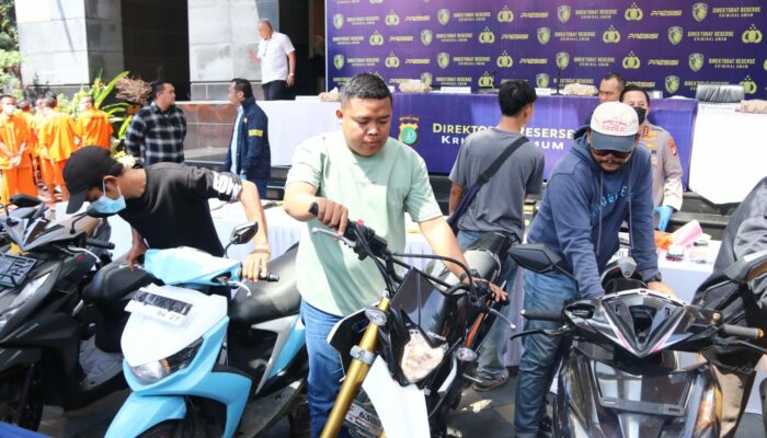 Motor Curian Dikembalikan ke Warga, Bentuk Polda Metro Jamin Keamanan