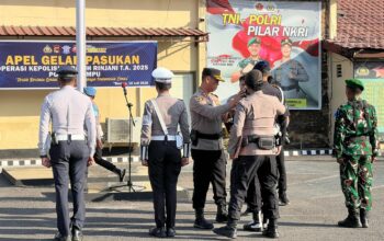Kapolres Dompu Pimpin Apel Gelar Pasukan Operasi Patuh Rinjani 2025: Sinergi Wujudkan Lalu Lintas Aman dan Tertib
