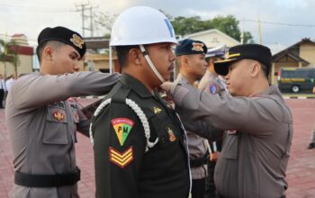 Polres Sumbawa Melaksanakan Apel Gelar Pasukan Operasi Patuh Rinjani 2025, Wujudkan Indonesia Emas dengan Tertib Berlalu Lintas