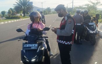 Satlantas Lombok Barat Gelar Operasi Patuh, Fokus Disiplin Pengendara Roda Dua