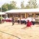 Babinsa dan Guru Kompak Latih PBB Siswa Labuan Tereng
