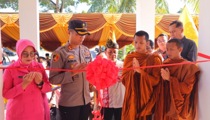 *Kapolres Lombok Utara Resmikan Vihara Diraya Manggala
