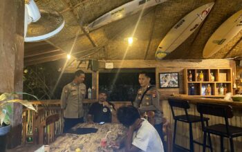 Patroli presisi tingkatkan kamtibmas di kawasan Pantai Lakey dan Sekitar.