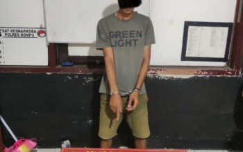 Polres Dompu Tangkap Pengedar Sabu di Lingkungan Bali Bunga