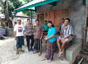 Pererat Silaturahmi dan Jaga Kamtibmas, Bhabinkamtibmas Desa Hu’u Sambangi Tokoh Masyarakat di Dusun Sigi