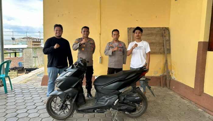 Tim Opsnal Polsek Asakota Amankan Sepeda Motor Hasil Curas, Pelakunya Tengah Diburu
