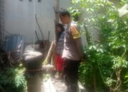 Kunjungan Humanis Bhabinkamtibmas, Ajak Warga Manfaatkan Lahan Pekarangan untuk Ketahanan Pangan