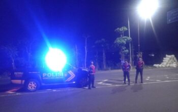 Tingkatkan Keamanan, Polres Lombok Barat Intensifkan Patroli Blue Light di Jalur Bypass BIL II