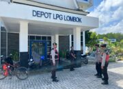 Patroli Dialogis Polsek Sekotong Jaga Keamanan Depot LPG dan Objek Vital