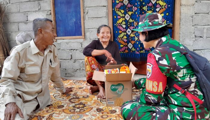 Dengan Hati dan Ketulusan, Pelda Dewi Jalankan Tugas di Karang Bayan