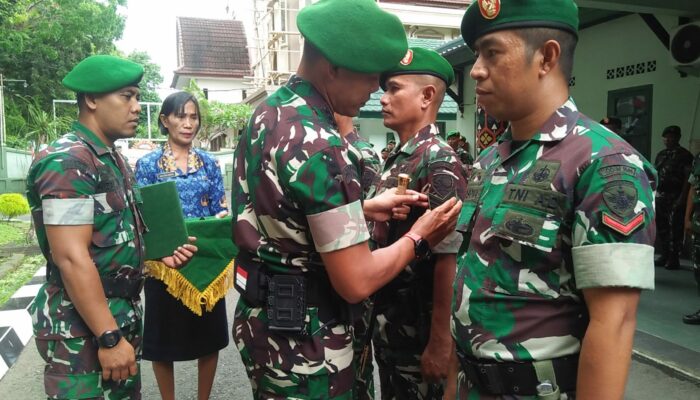 Upacara Kenaikan Pangkat Jadi Motivasi Prajurit TNI