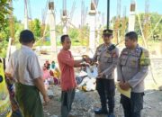 Polres Lombok Barat Salurkan Bantuan Sosial di Dusun Mendawe Utara Sekotong