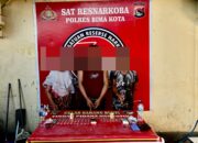 Nekat Jual Narkoba, Pasutri dan Seorang Pria Diciduk Tim Opsnal Sat Resnarkoba Polres Bima Kota
