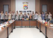 Polda NTB menerima kunjungan Tim Visitasi Nominator Male Award in Support of UN “HeForShe”