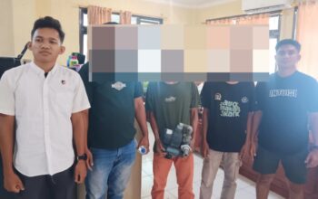Tim Opsnal Sat Reskrim Polres Bima Kota Amankan Terduga Pencuri dan Penadah Mesin Pompa Air
